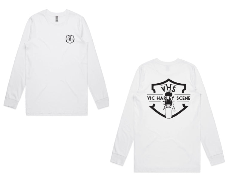 VHS Male Long Sleeve White